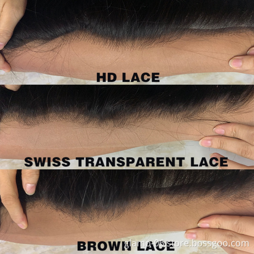HD lace front wig wholesale 150% 180% density human hair transparent hd lace cuticle aligned 4x4 5x5 closure frontal wigs